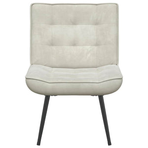 vidaXL Recliner Cream 64x74x84 cm Velvet