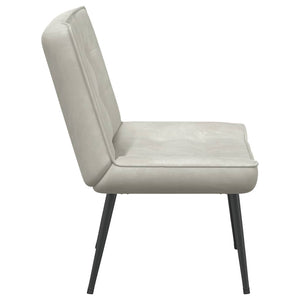 vidaXL Recliner Cream 64x74x84 cm Velvet
