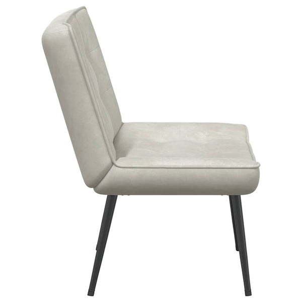 vidaXL Recliner Cream 64x74x84 cm Velvet