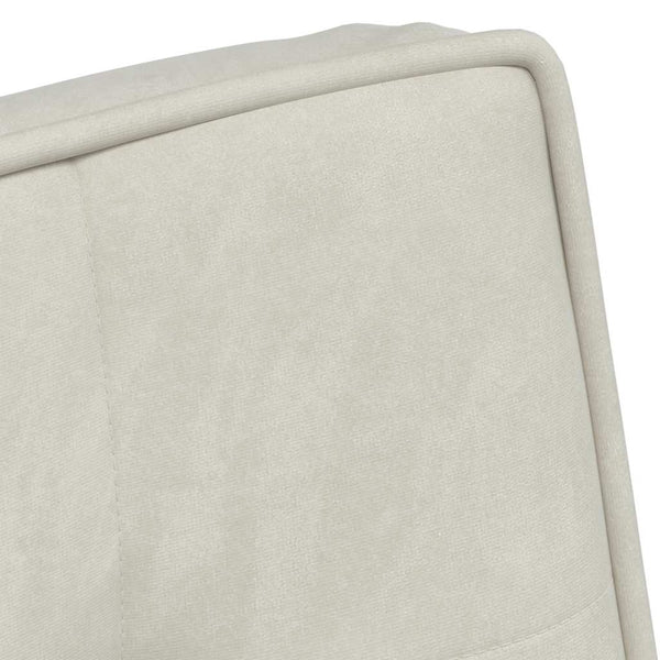 vidaXL Recliner Cream 64x74x84 cm Velvet