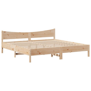 vidaXL Solid Wood Bed with Drawers 180x200 cm Pine