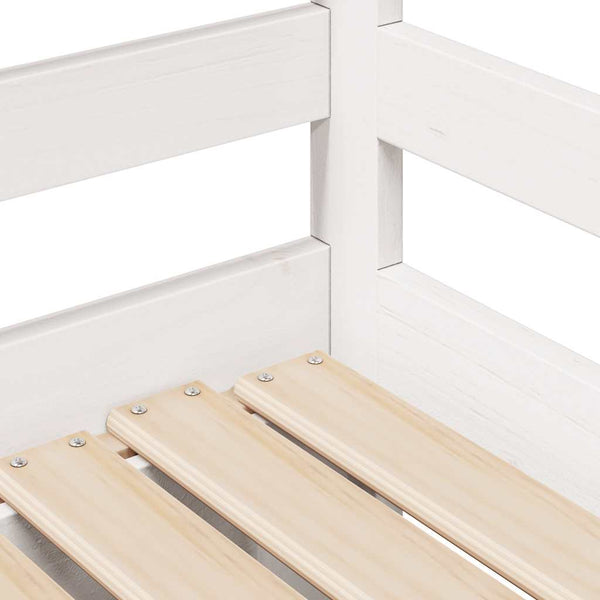 vidaXL Extendable Daybed with Drawers without Mattress White 80x200cm