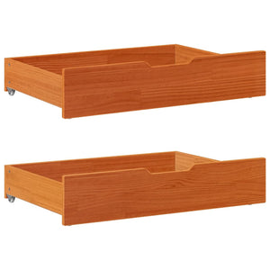 vidaXL Day Bed Extendable with Drawers 90x190 cm Solid Pine