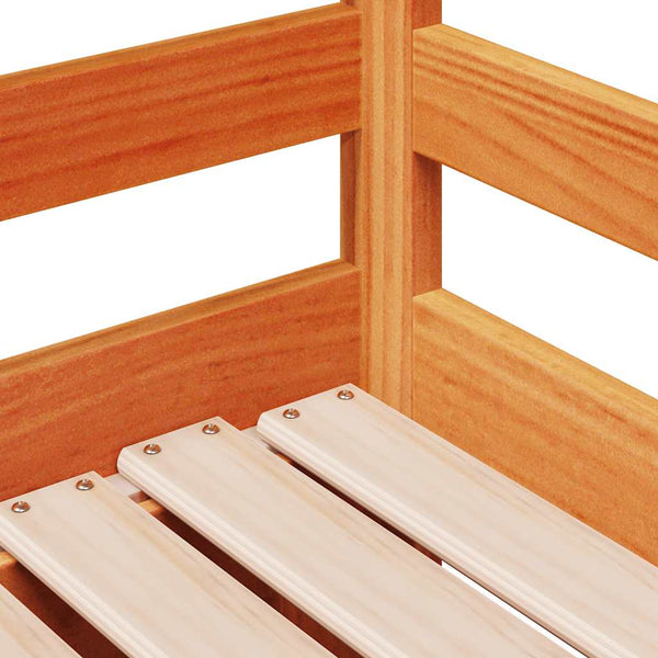vidaXL Extendable Daybed with Drawers 80x200 cm Solid Pine Wood