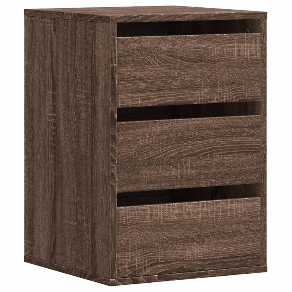 Kommode Braun Eichenoptik 40x41x58 cm