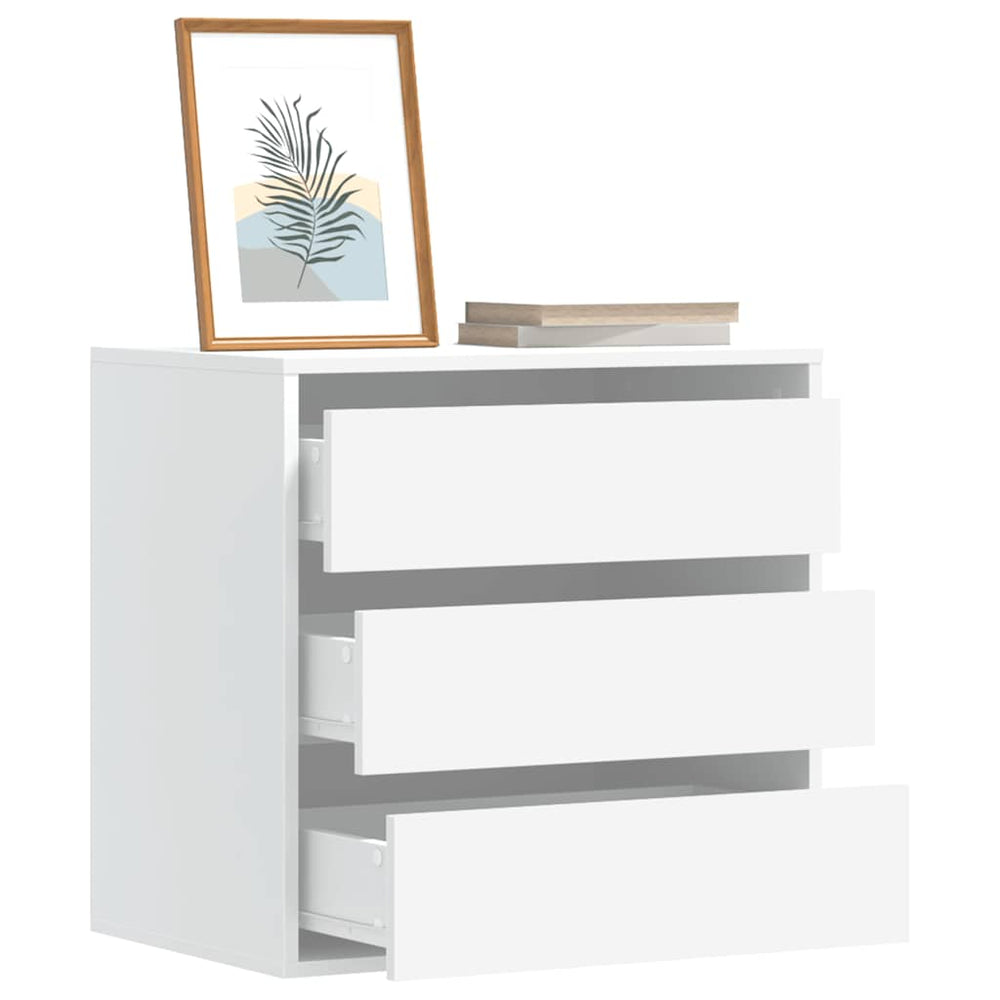 Weiße Kommode 60 cm Holzwerkstoff