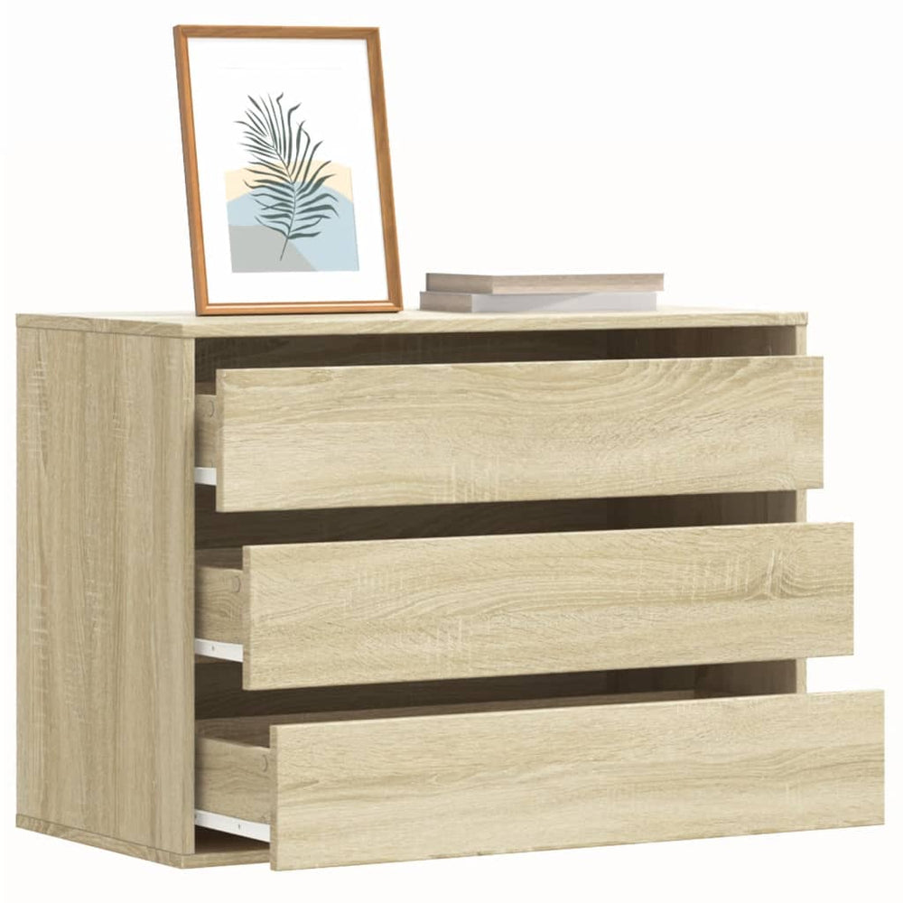 Kommode Sonoma-Eiche 80 cm