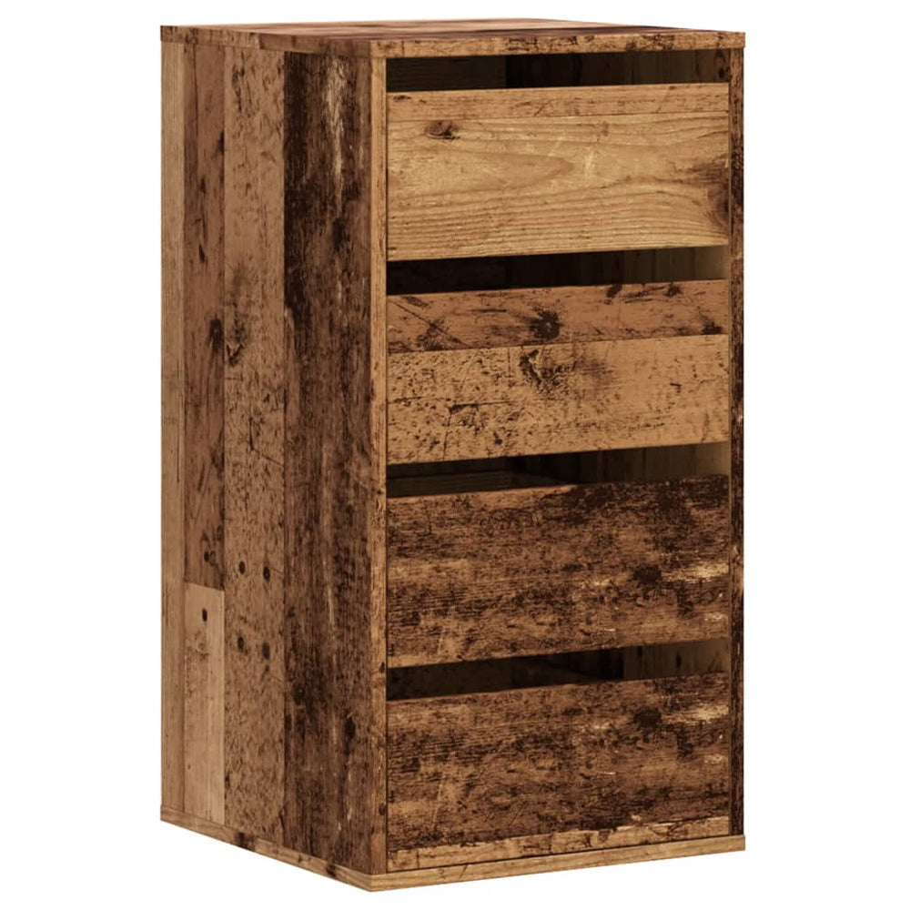 vidaXL Chest of Drawers Reclaimed Wood Look 40x41x76 cm Engineered Wood
