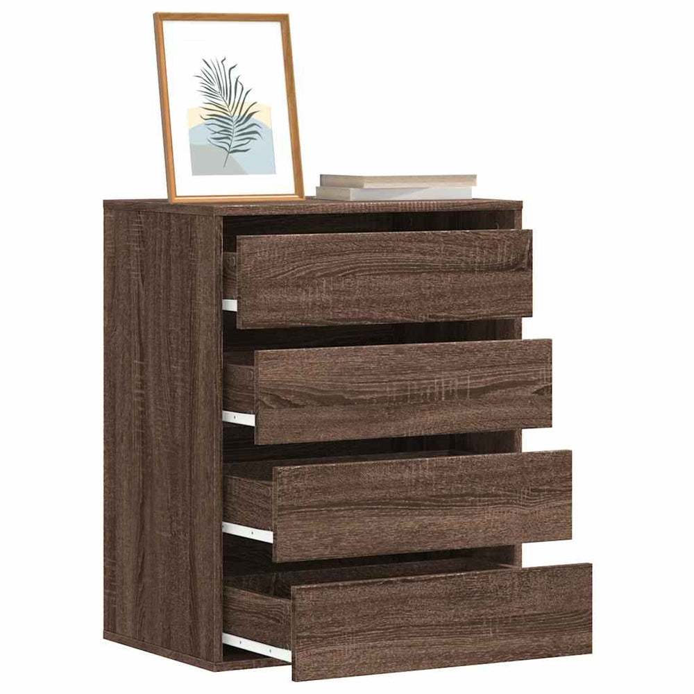 vidaXL Chest of Drawers Brown Oak Effect 60x41x76 cm Engineered Wood