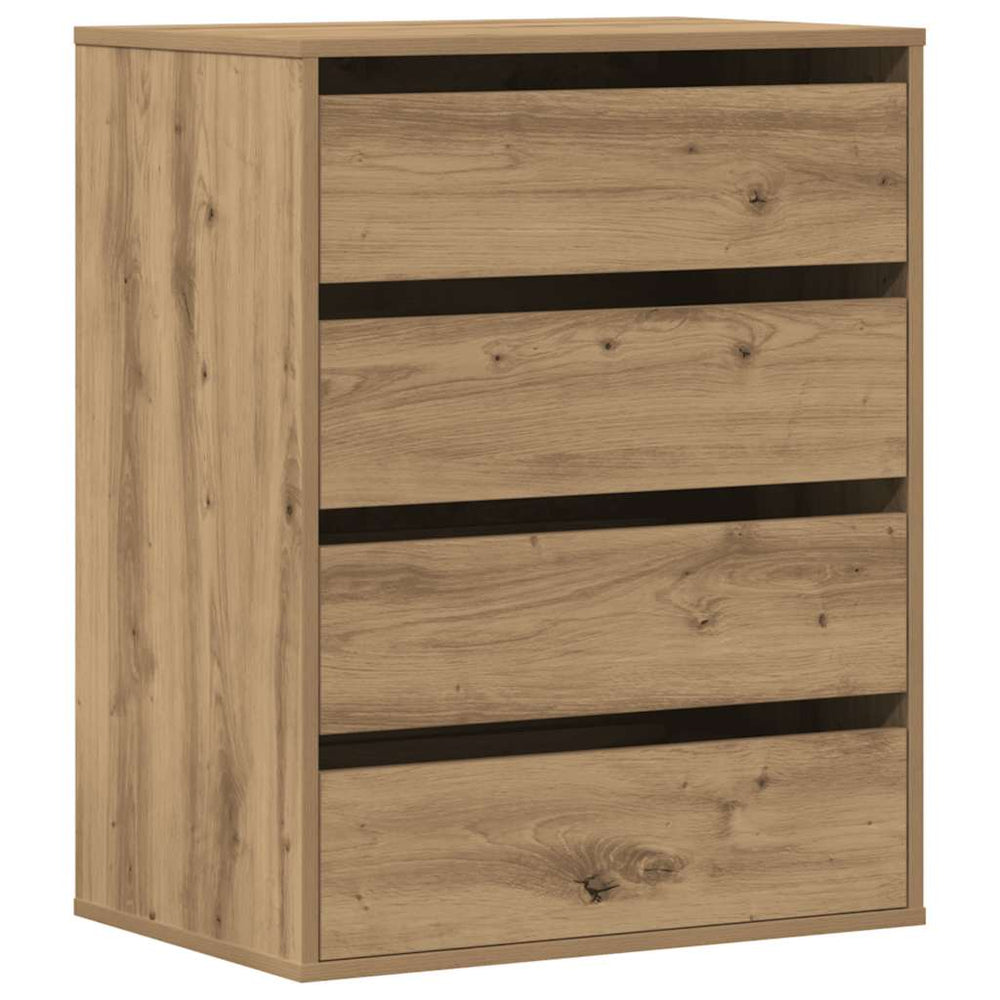 vidaXL Chest of Drawers Artisan Oak 60x41x76 cm Engineered Wood
