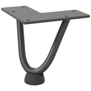 vidaXL Hairpin Legs for Coffee Table 4 pcs. Anthracite 10 cm Solid Steel