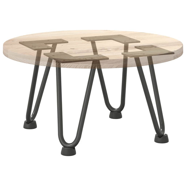 vidaXL Hairpin Legs for Coffee Table 4 pcs. Anthracite 20 cm Solid Steel