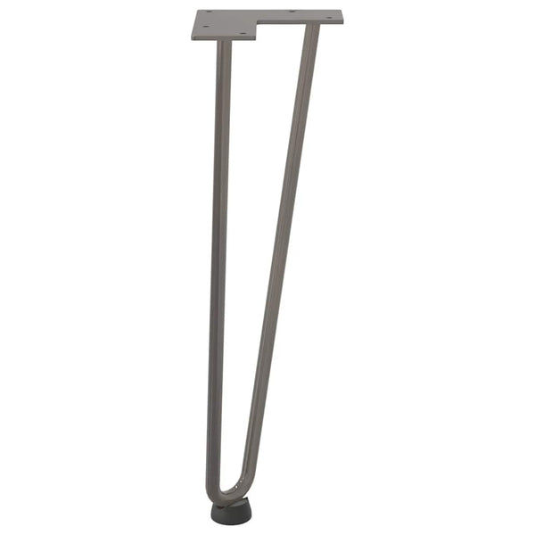 vidaXL Hairpin Legs for Coffee Table 4 pcs. Natural Steel 42 cm Solid Steel