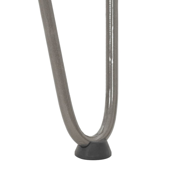 vidaXL Hairpin Legs for Coffee Table 4 pcs. Natural Steel 42 cm Solid Steel
