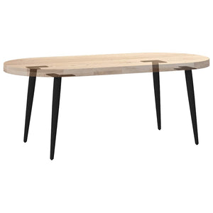 vidaXL Coffee Table Legs Conical Shape 4 pcs Black 42-43 cm Steel
