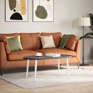 vidaXL Coffee Table Legs Conical Shape 4 pcs. White 42-43 cm Steel