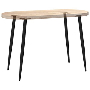 vidaXL Console Table Legs Conical Shape 4 pcs Black 72-73 cm Steel