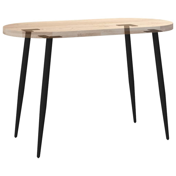 vidaXL Console Table Legs Conical Shape 4 pcs Black 72-73 cm Steel