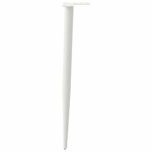 vidaXL Console Table Legs Conical Shape 4 pcs White 72-73 cm Steel