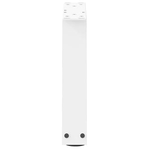 vidaXL Coffee Table Legs V-Shape 2 Pcs White 30x(30-31.3) cm Steel