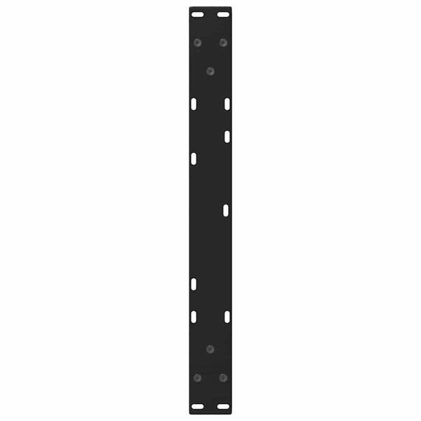 vidaXL Coffee Table Legs V-Shape 2 pcs Black 60x(42-43.3) cm Steel