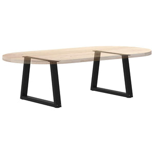 vidaXL Coffee Table Legs V-Shape 2 pcs Black 60x(42-43.3) cm Steel