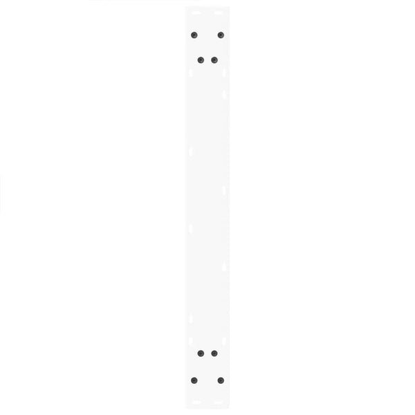 vidaXL Dining Table Legs V-Shape 2 pcs White 70x(72-73.3) cm Steel