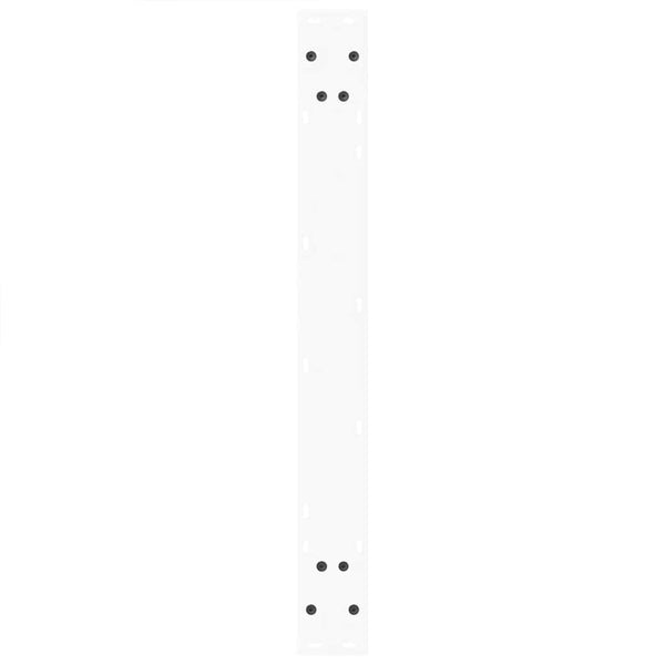 vidaXL Dining Table Legs V-Shape 2 pcs White 80x(72-73.3) cm Steel
