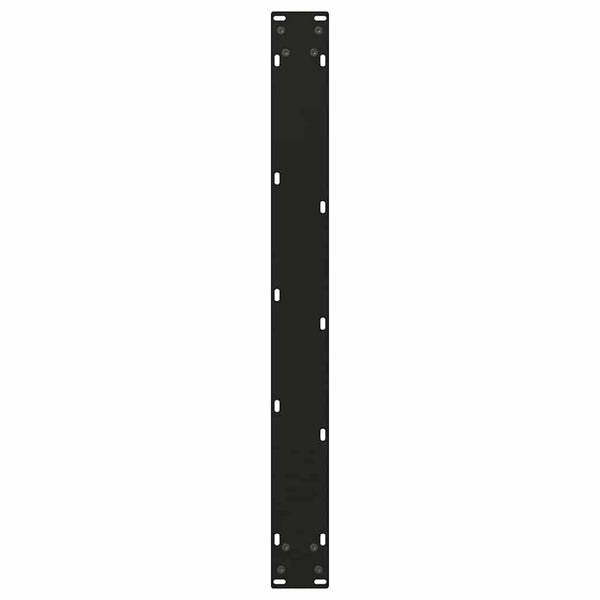 vidaXL Dining Table Legs V-Shape 3 pcs Black 80x(72-73.3) cm Steel