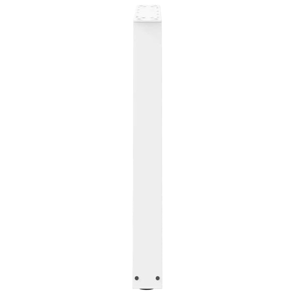 vidaXL Dining Table Legs V-Shape 3 pcs White 80x(72-73.3) cm Steel