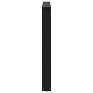 vidaXL Dining Table Legs V-Shape 3 Pieces Black 90x(72-73.3) cm Steel