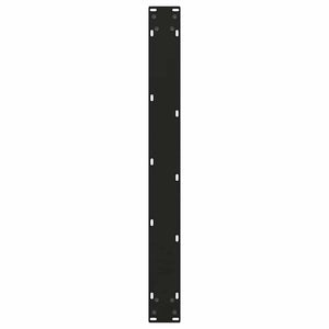vidaXL Dining Table Legs V-Shape 3 Pieces Black 90x(72-73.3) cm Steel