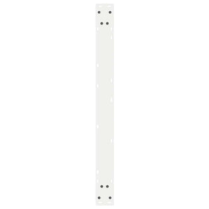 vidaXL Dining Table Legs 2 pcs White 90x(72-73.3) cm Steel
