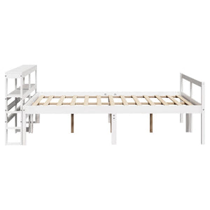 vidaXL Senior Bed with Headboard without Mattress White 120x190 cm