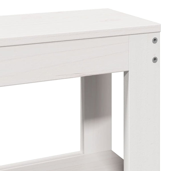 vidaXL Senior Bed with Headboard without Mattress White 120x190 cm