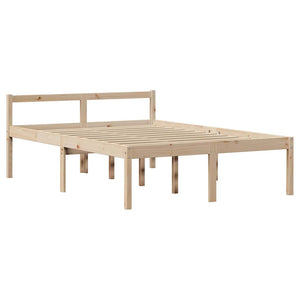 vidaXL Senior Bed Frame with Headboard without Mattress 160x200 cm