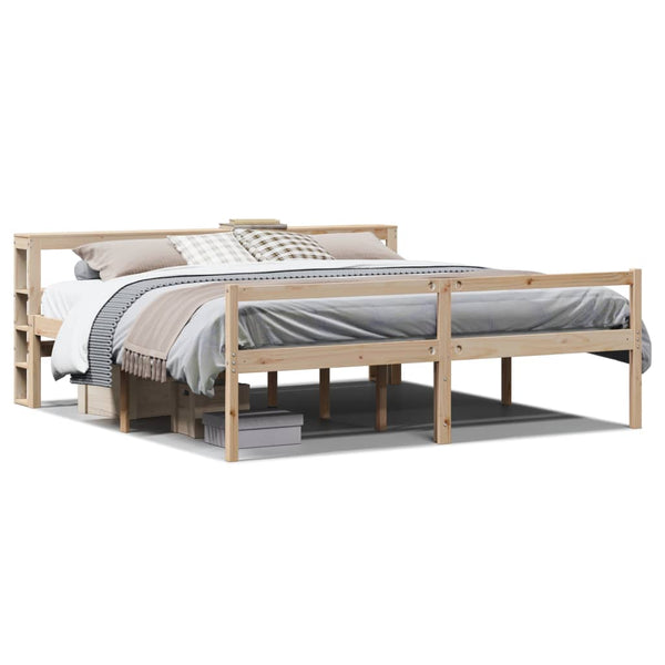 vidaXL Senior Bed with Headboard without Mattress 180x200 cm