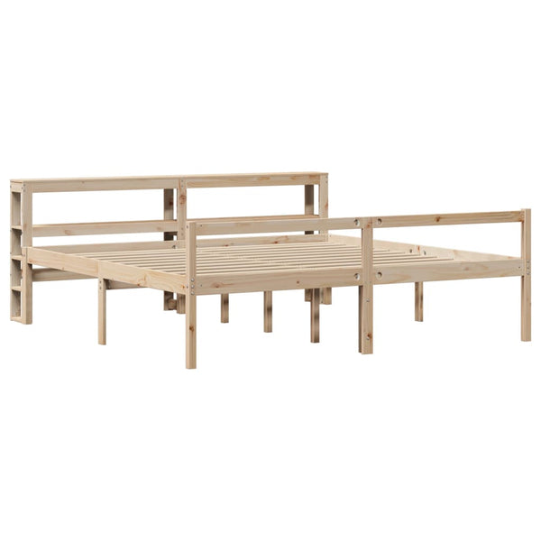 vidaXL Senior Bed with Headboard without Mattress 180x200 cm