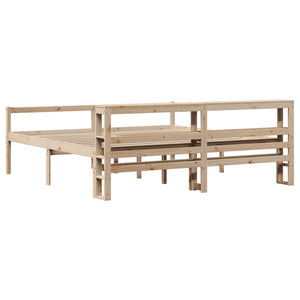 vidaXL Senior Bed with Headboard without Mattress 180x200 cm
