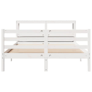 vidaXL Bed Frame with Headboard without Mattress 160x200 cm