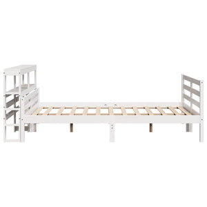 vidaXL Bed Frame with Headboard without Mattress 160x200 cm