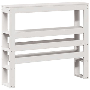 vidaXL Bed Frame with Headboard without Mattress White 90x190 cm