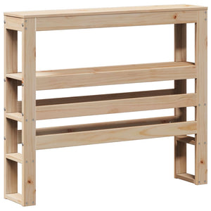 vidaXL Solid Wood Bed with Headboard 90x190 cm Pine