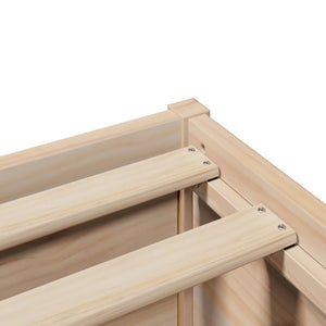 vidaXL Solid Wood Bed with Headboard 90x190 cm Pine