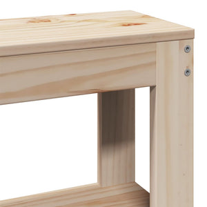 vidaXL Solid Wood Bed with Headboard 90x190 cm Pine
