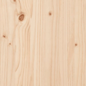 vidaXL Solid Wood Bed with Headboard 90x190 cm Pine