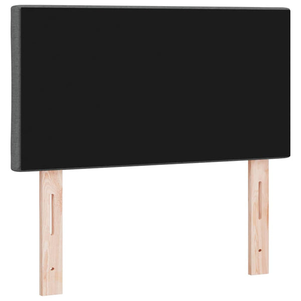 vidaXL LED Headboard Grey 80 cm Fabric