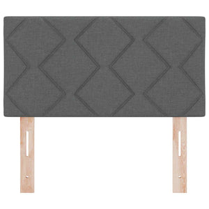 vidaXL LED Headboard Grey 80 cm Fabric