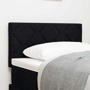 vidaXL LED Headboard Black 80 cm Fabric