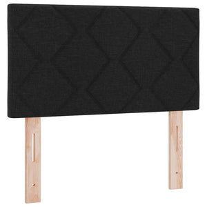 vidaXL LED Headboard Black 80 cm Fabric